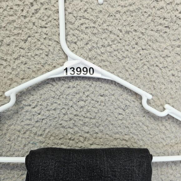 Allsaints Cigarette Jeans Womens‎ Size 28 Black Denim Skinny Button Fly - Picture 11 of 11